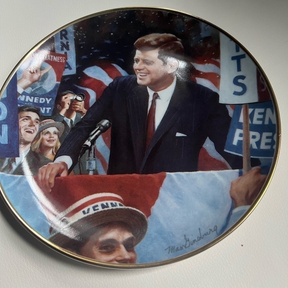 6 Franklin Mint JFK Plates - Picture 3 of 15